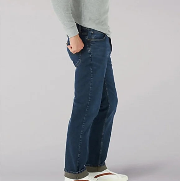 MENS LEE LEGENDARY RELAXED STRAIGHT JEAN:NIGHT SHADE Size 38x29 - Picture 1 of 11